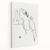 Impressionism Wall Art - Elegant Line Portrait - French Impressionist Art