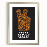 Stone Temple Pilots Retro Hand Poster Art – Vintage Rock Print