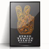 Stone Temple Pilots Retro Hand Poster Art – Vintage Rock Print