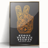 Stone Temple Pilots Retro Hand Poster Art – Vintage Rock Print