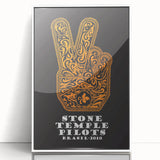 Stone Temple Pilots Retro Hand Poster Art – Vintage Rock Print