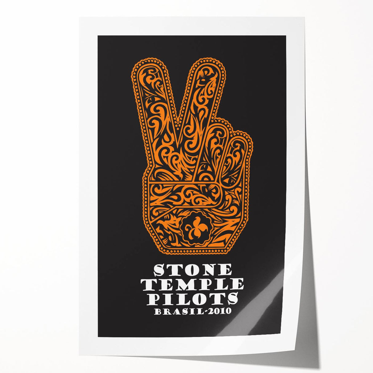 Stone Temple Pilots Retro Hand Poster Art – Vintage Rock Print