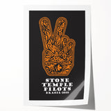 Stone Temple Pilots Retro Hand Poster Art – Vintage Rock Print