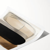 Abstract minimalist wall art print showcasing soft pastel colors and geometric shapes, rolled for easy shipping in a protective cardboard tube. Perfect for modern decor.