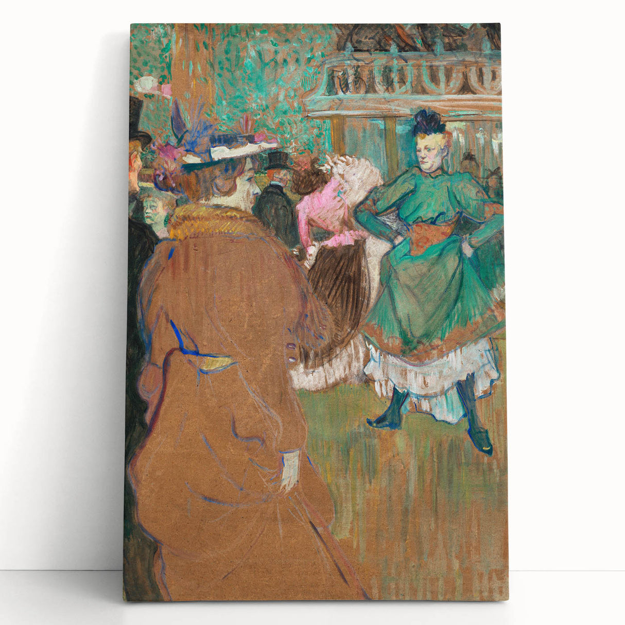 Impressionist Landscape - Moulin Rouge Scene - French Impressionist Art
