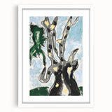 Modern Wall Art - Abstract Sycamore Tree | Minimalist Nature-Inspired Decor