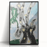 Modern Wall Art - Abstract Sycamore Tree | Minimalist Nature-Inspired Decor