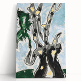 Modern Wall Art - Abstract Sycamore Tree | Minimalist Nature-Inspired Decor