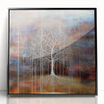 Golden Brown Abstract Tree Wall Art - Large Canvas & Framed Print