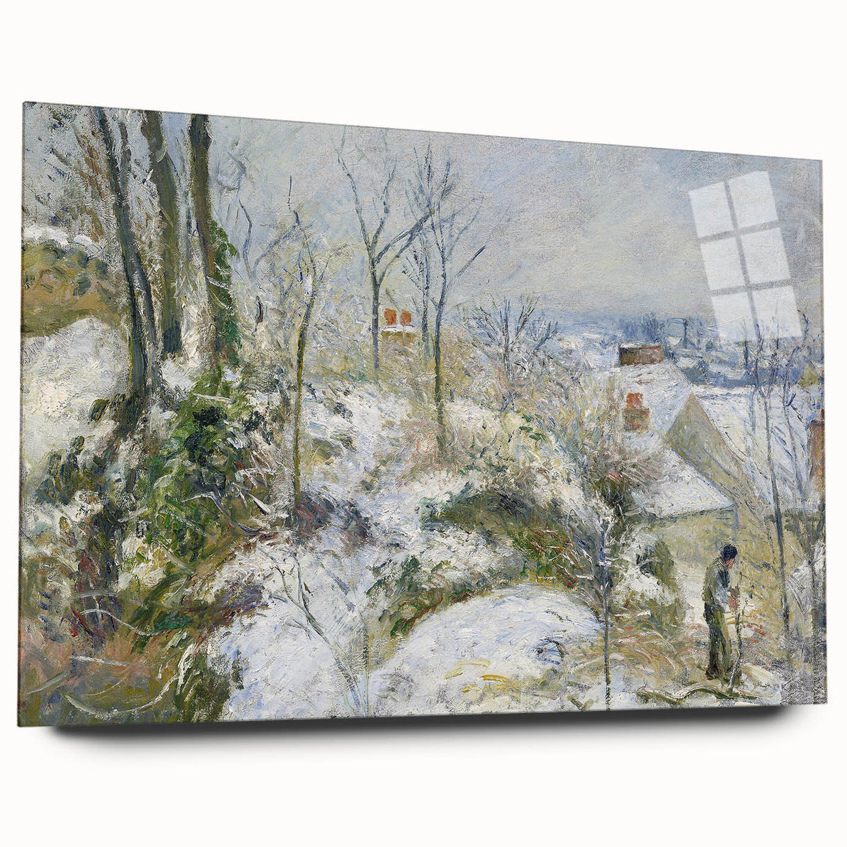 Impressionist Art – Vibrant Garden with Blossoming Flowers