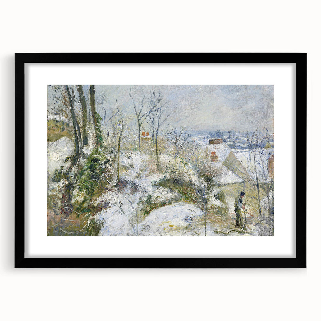 Impressionist Art – Vibrant Garden with Blossoming Flowers