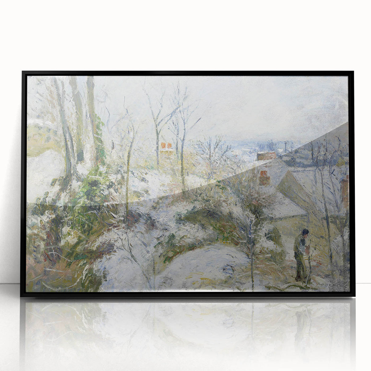 Impressionist Art – Vibrant Garden with Blossoming Flowers