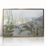 Impressionist Art – Vibrant Garden with Blossoming Flowers