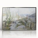 Impressionist Art – Vibrant Garden with Blossoming Flowers