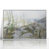 Impressionist Art – Vibrant Garden with Blossoming Flowers