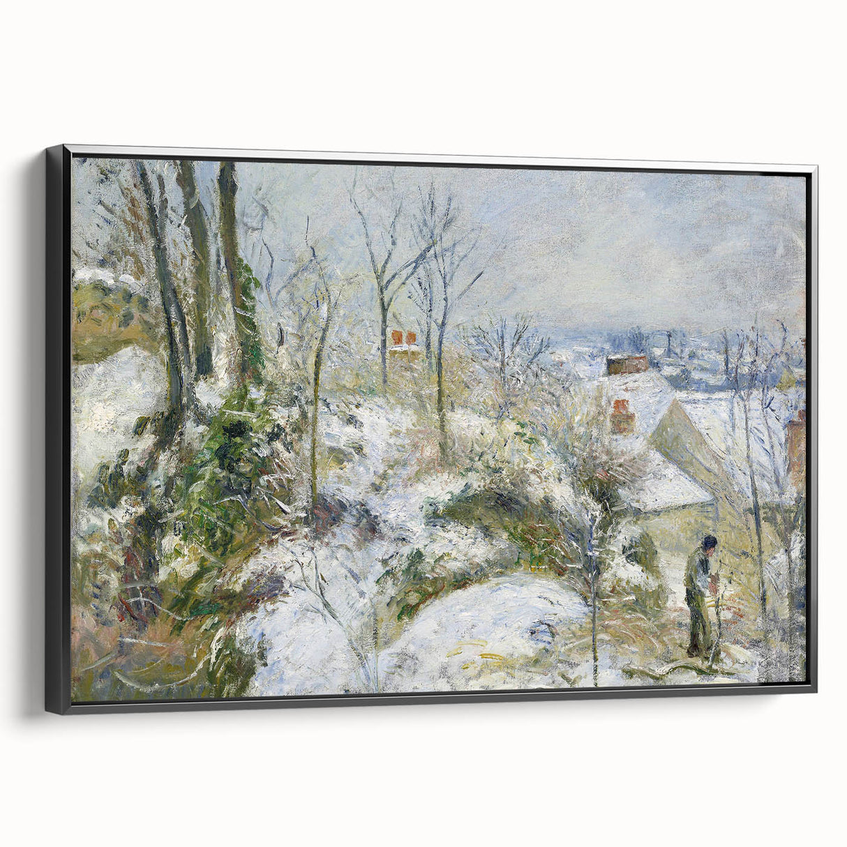 Impressionist Art – Vibrant Garden with Blossoming Flowers