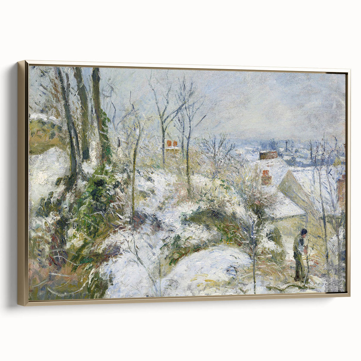Impressionist Art – Vibrant Garden with Blossoming Flowers