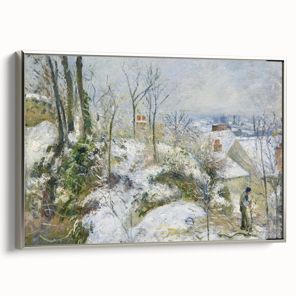 Impressionist Art – Vibrant Garden with Blossoming Flowers