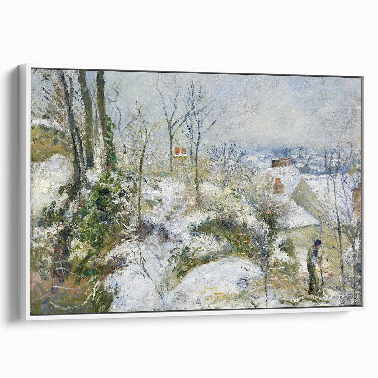 Impressionist Art – Vibrant Garden with Blossoming Flowers