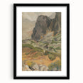 Modern Wall Art - Serene Mountain Landscape | Nature-Inspired Decor