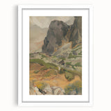 Modern Wall Art - Serene Mountain Landscape | Nature-Inspired Decor