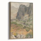 Modern Wall Art - Serene Mountain Landscape | Nature-Inspired Decor