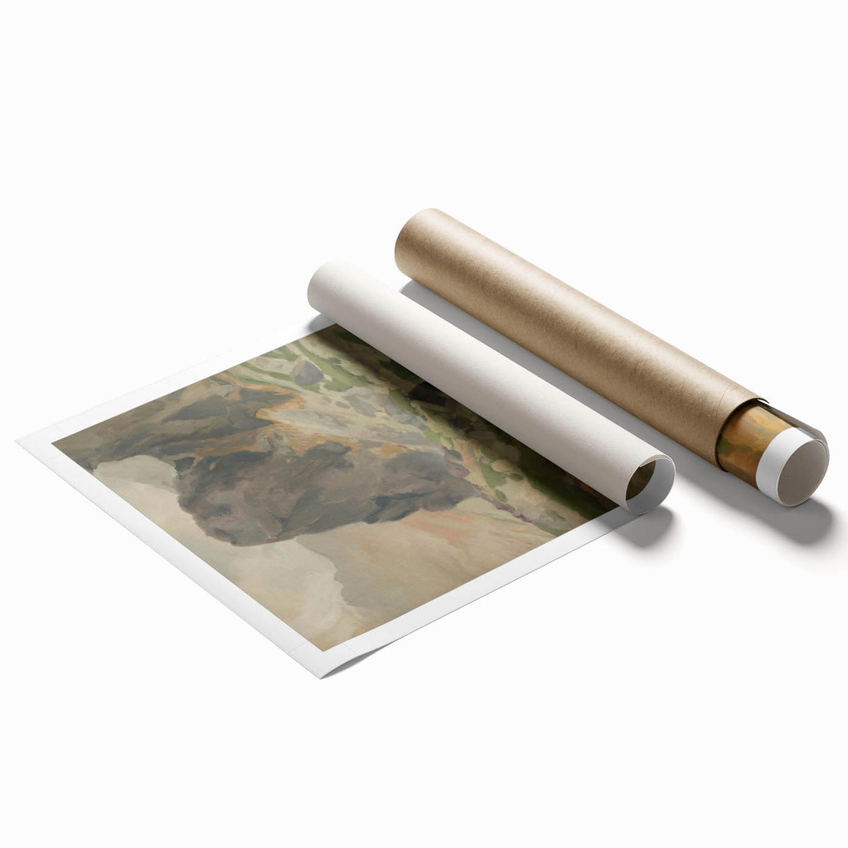 Modern Wall Art - Serene Mountain Landscape | Nature-Inspired Decor