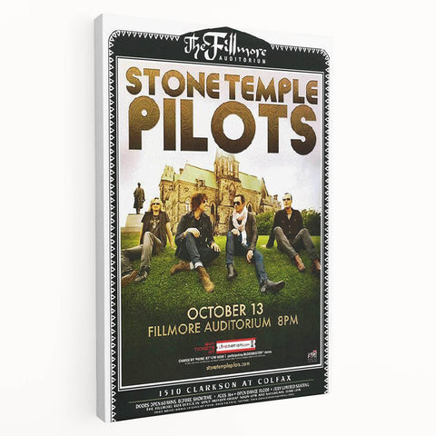 Stone Temple Pilots Fillmore Auditorium Poster – Vintage Rock Art