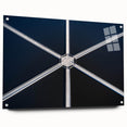 Symmetry in Motion – Dynamic Aerial Abstract Urban Wall Art