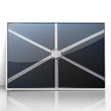 Symmetry in Motion – Dynamic Aerial Abstract Urban Wall Art
