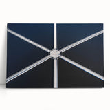 Symmetry in Motion – Dynamic Aerial Abstract Urban Wall Art