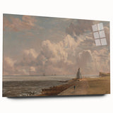 Harwich Lighthouse Romantic Landscape - Canvas by John Constable