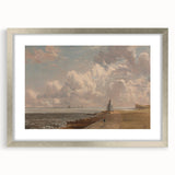 Harwich Lighthouse Romantic Landscape - Canvas by John Constable