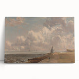 Harwich Lighthouse Romantic Landscape - Canvas by John Constable