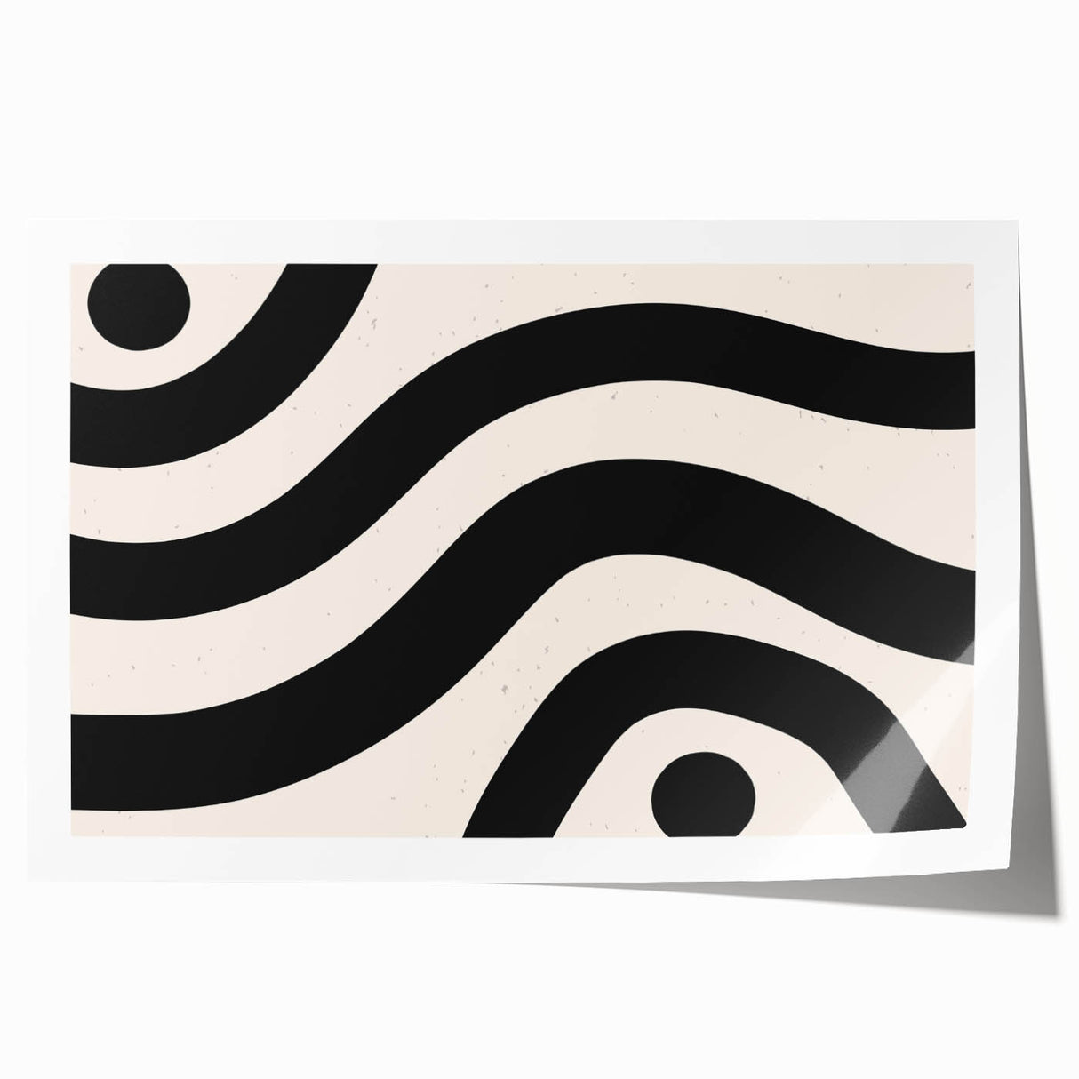 Dining Room Wall Decor - Minimalist Black and White Art