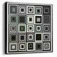 Black and Gray Geometric Wall Art – Modern Abstract Canvas