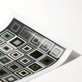 Black and Gray Geometric Wall Art – Modern Abstract Canvas