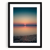 Serene Sunset Office Wall Art - Tranquil Corporate Canvas Print