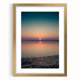 Serene Sunset Office Wall Art - Tranquil Corporate Canvas Print