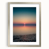 Serene Sunset Office Wall Art - Tranquil Corporate Canvas Print
