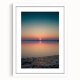 Serene Sunset Office Wall Art - Tranquil Corporate Canvas Print