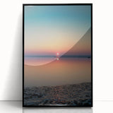 Serene Sunset Office Wall Art - Tranquil Corporate Canvas Print