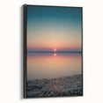 Serene Sunset Office Wall Art - Tranquil Corporate Canvas Print