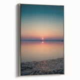 Serene Sunset Office Wall Art - Tranquil Corporate Canvas Print