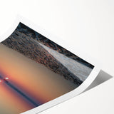 Serene Sunset Office Wall Art - Tranquil Corporate Canvas Print