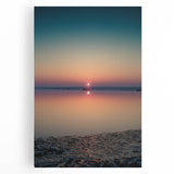 Serene Sunset Office Wall Art - Tranquil Corporate Canvas Print