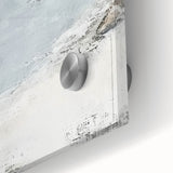 Close-up of abstract architecture wall art printed on acrylic glass, showcasing striking geometric shapes and vibrant colors that enhance modern decor. Ideal for contemporary interior design enthusiasts seeking unique decorative pieces.