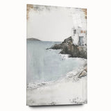 Abstract architectural wall art design displayed in a sleek acrylic glass frame, showcasing geometric patterns and vibrant colors, ideal for modern interior decor.