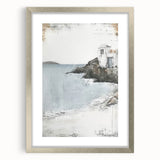 Abstract architectural wall art framed in silver, showcasing intricate geometric patterns against a neutral background, ideal for modern decor enthusiasts.