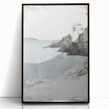 Framed abstract architecture wall art showcasing a black and white geometric design, adding a modern touch to interior decor. Perfect for minimalist aesthetics.